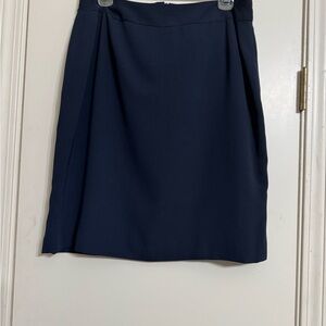 Elegant Navy Blue Women's Skirt